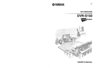 Yamaha DVRS-150 - Owners Manual